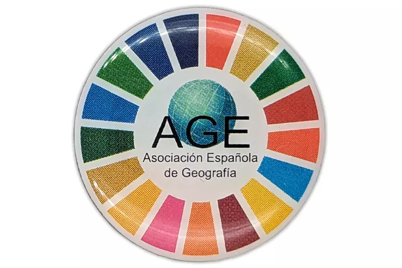 Digital print ODS Geography Association pin