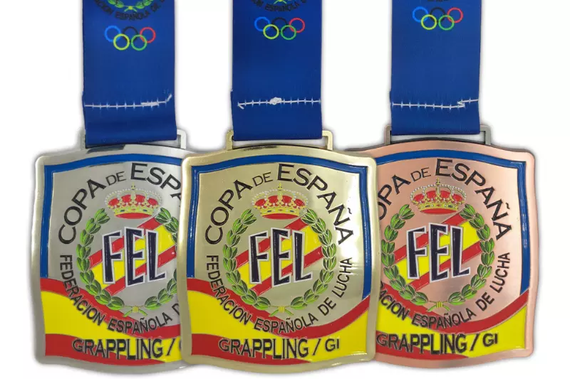 Médaille personnalisée Compétition de lutte Arts martiaux