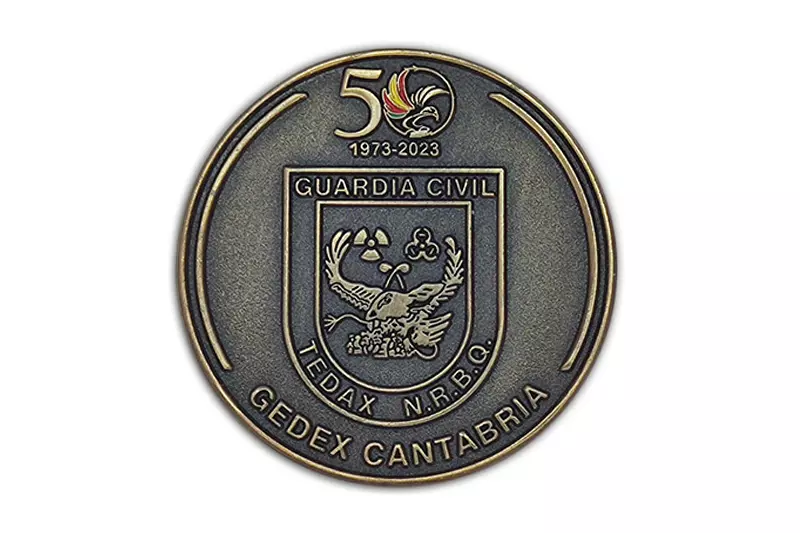 Moneda personaliza equipo especial GEDEX