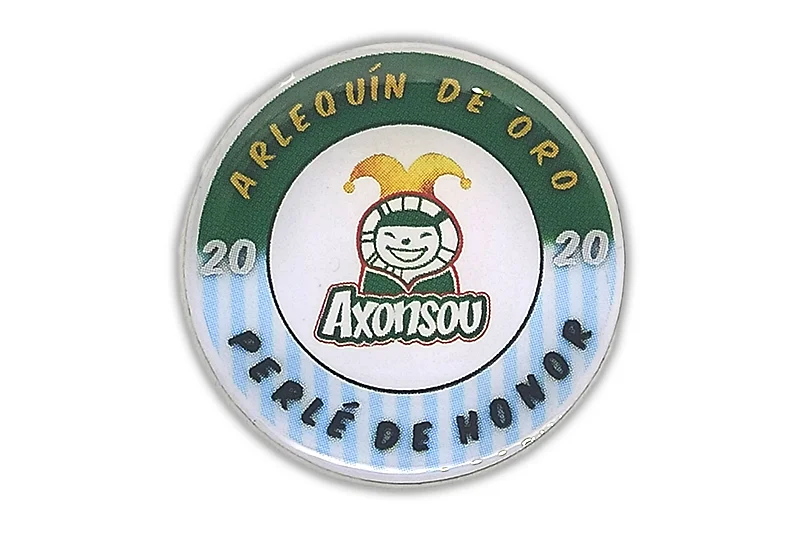 Golden Arlequin Parties Digital Print Custom Pin