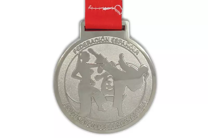 Médaille personnalisée Fédération de lutte Jiujitsu