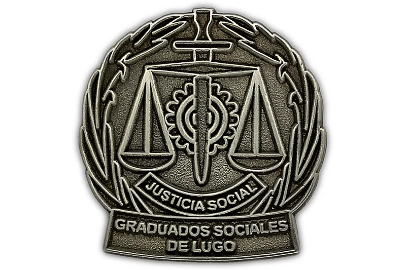 No Enamel Pin Social Graduates of Lugo