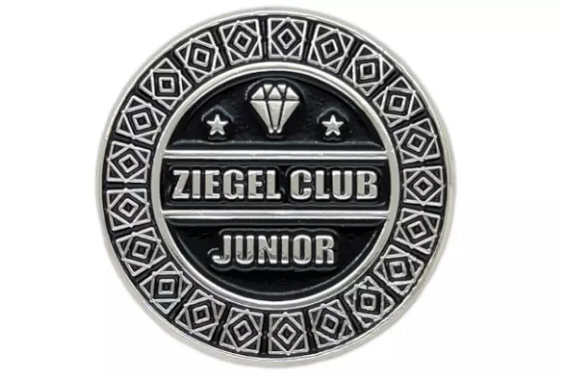 Custom soft enamel Ziegel gambling pin